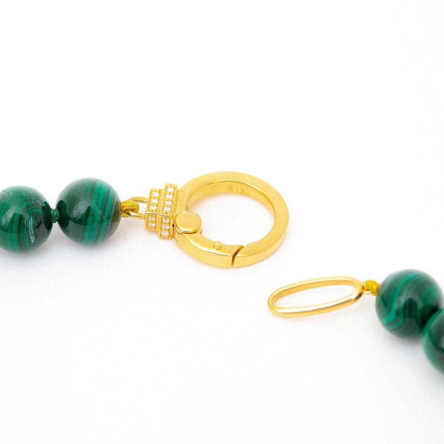 Necklaces And Pendants Sorellina | Malachite Beaded Necklace