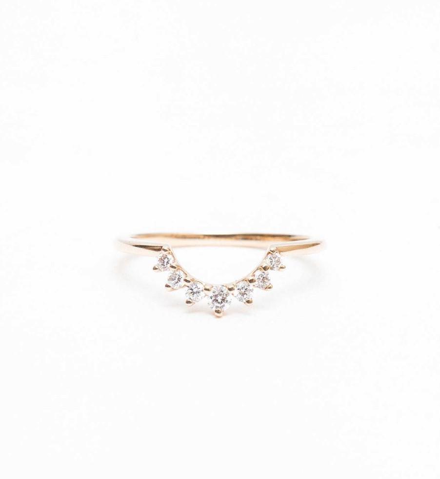 Rings Anna Sheffield | White Diamond Grand Tiara Band