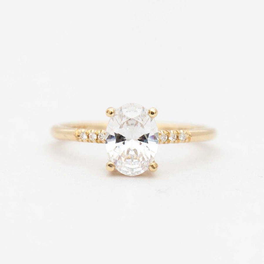 Rings Jennie Kwon | Diamond Oval Equilibrium Ring