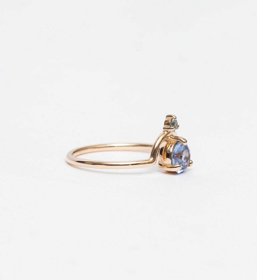 Rings WWAKE | Medium Nestled Sapphires Ring