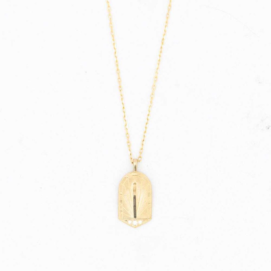 Necklaces And Pendants Melissa Scoppa | Sundial Medallion Pendant Necklace