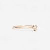 Rings Zoe Chicco | Three Mixed Diamond Prong Trio Ring