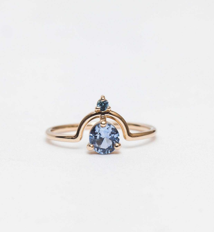 Rings WWAKE | Medium Nestled Sapphires Ring