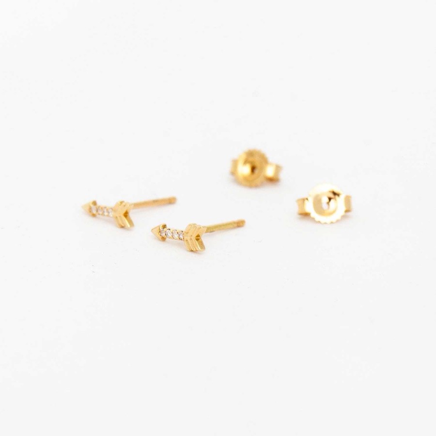 Earrings Adina Reyter | Pav Arrow Studs