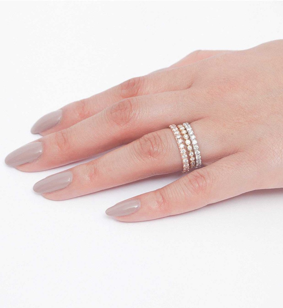 Rings No.3 | Bezel Set Eternity Band