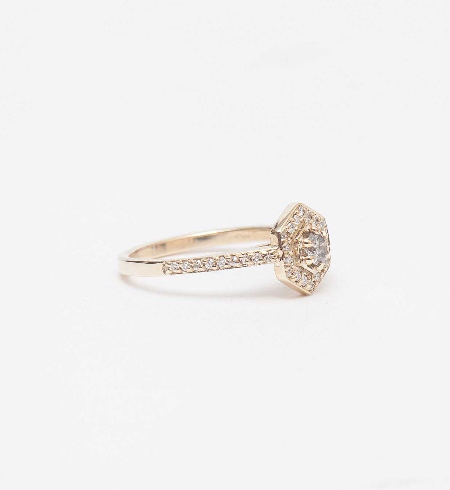 Rings Meadowlark | Mini Hex Engagement Ring