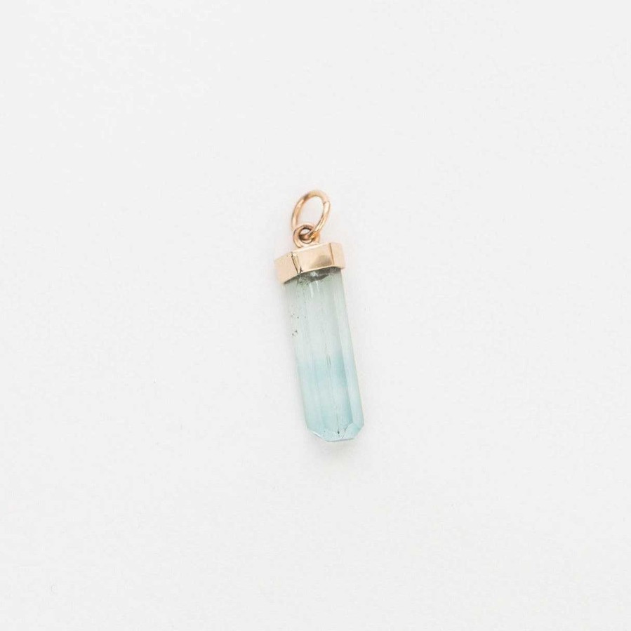 Necklaces And Pendants Maniamania | Rustic Aquamarine Charm