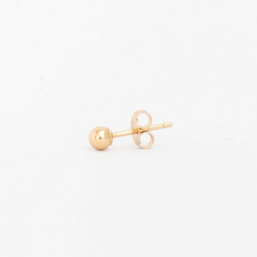 Earrings No.3 | Gold 3 Mm Ball Stud