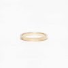 Rings Jennie Kwon | Matte Milgrain Gold Band