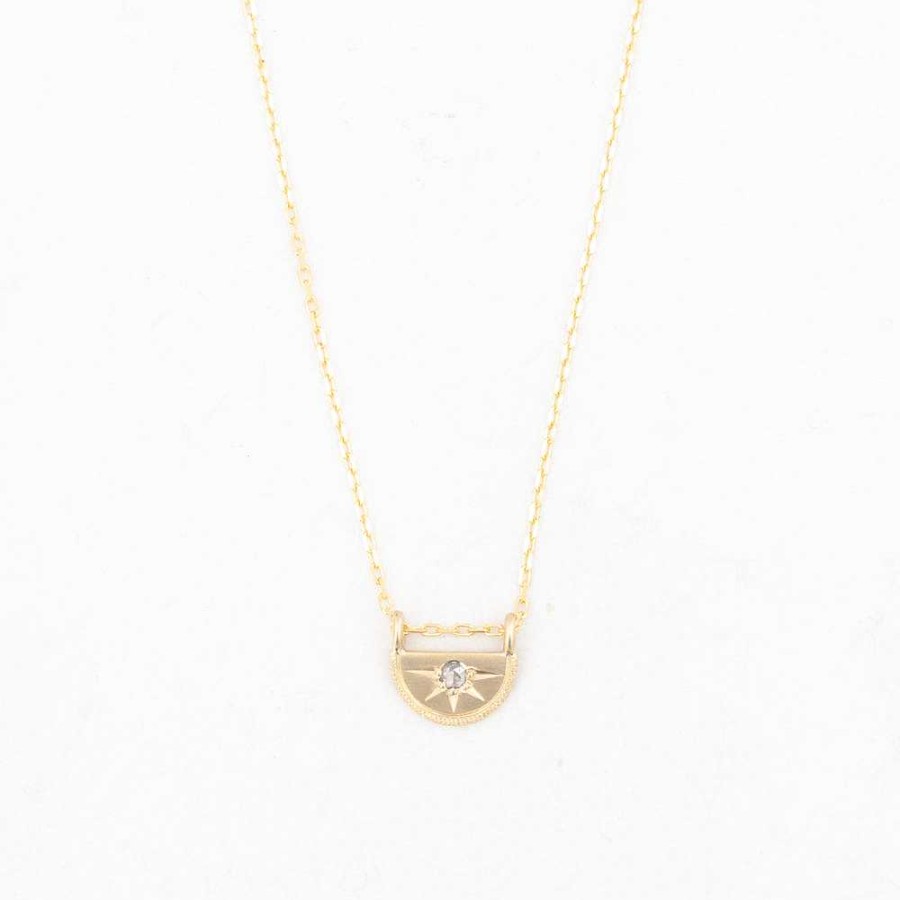 Necklaces And Pendants Melissa Scoppa | Half Moon Luna Pendant Necklace