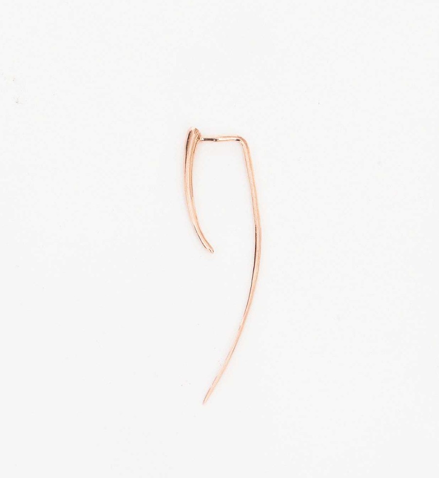 Earrings Gabriela Artigas | Rose Gold Xl Infinite Tusk Earring