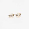 Earrings M. Hisae | White Diamond Pebble Studs