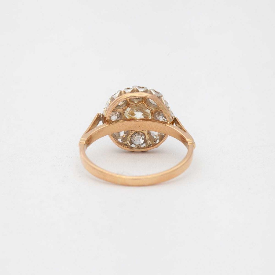 Rings Estate Jewelry | 1.81 Ctw Victorian Cluster Ring