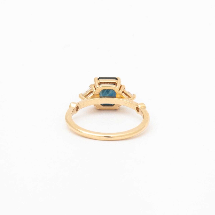 Rings Porter Gulch | 2.24 Ct Teal Radiant Sapphire Scarlett Ring