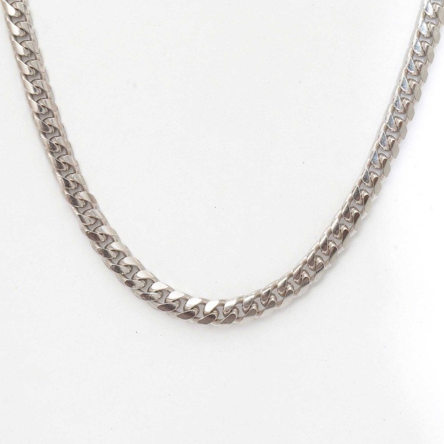 Necklaces And Pendants No.3 | 5.7Mm Sterling Silver Polished Domed Curb Chain