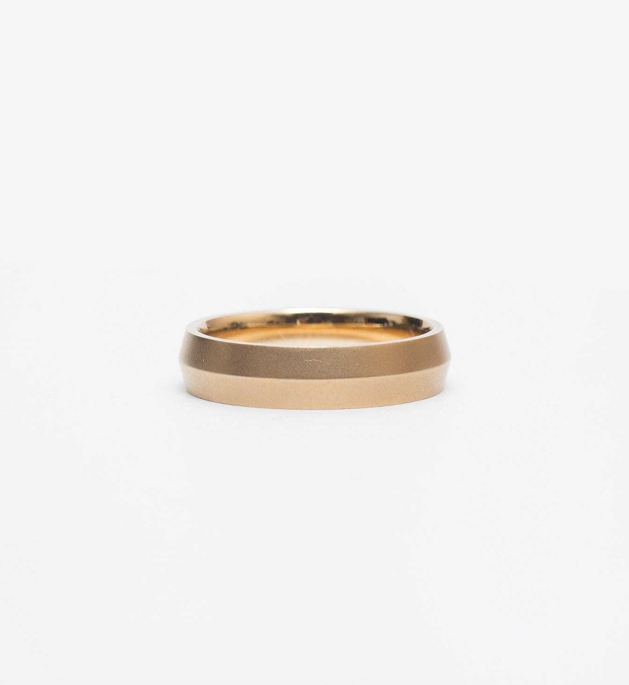 Rings No.3 | Matte Blasted Knife Edge Band