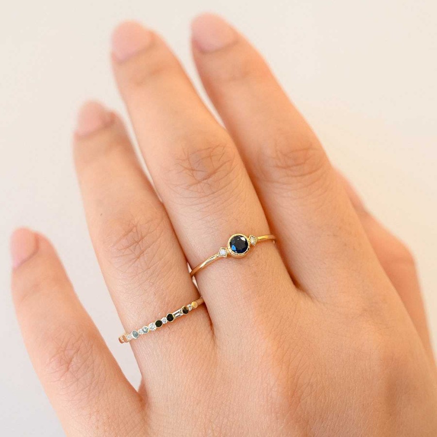 Rings Jennie Kwon | Sapphire Sotto Voce Ring