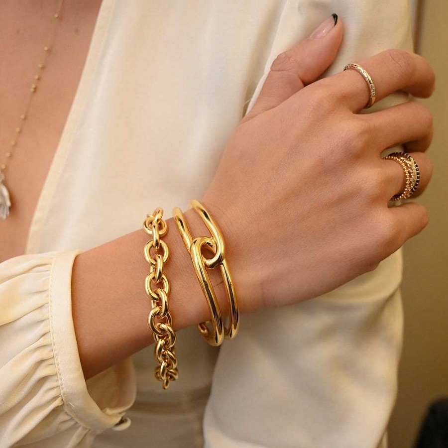 Bracelets Gabriela Artigas | Chain Bracelet With Tusk Clasp