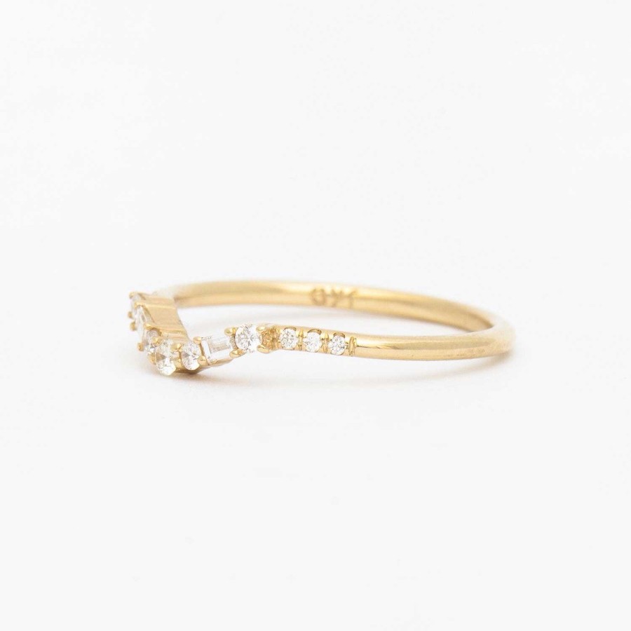 Rings Jennie Kwon | Diamond Etude Arch Band