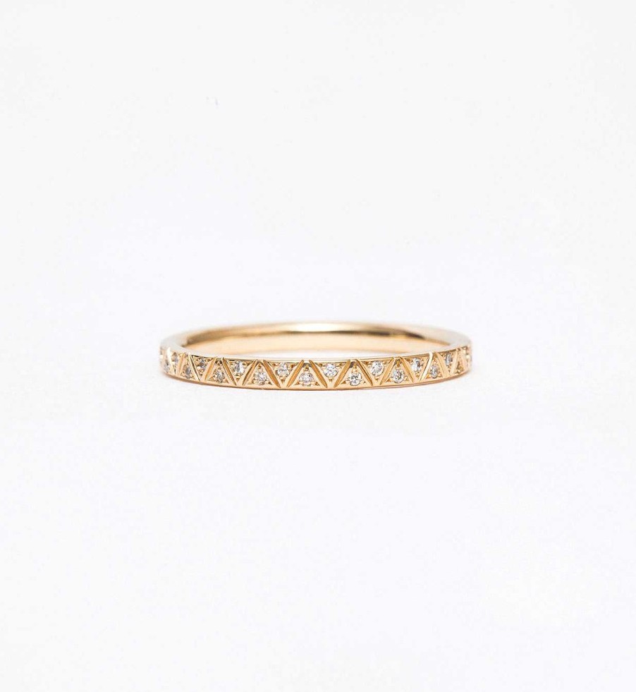 Rings Artemer | Geometric Pattern Eternity Band