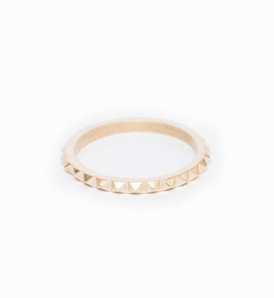 Rings Meadowlark | Studded Stacking Band