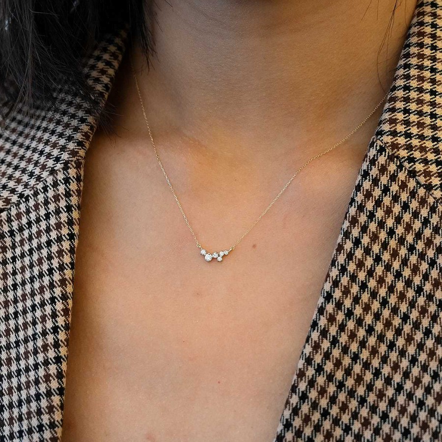 Necklaces And Pendants Adina Reyter | Scattered Diamond Necklace