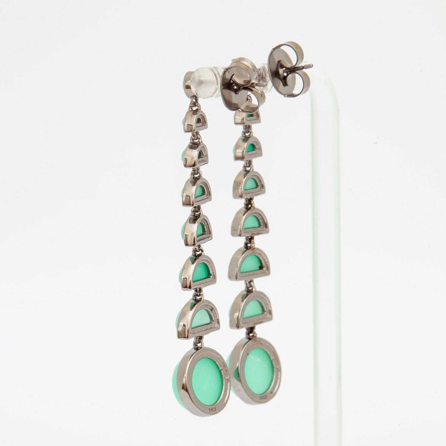 Earrings NAKARD | Chrysoprase Ballbearing Earrings