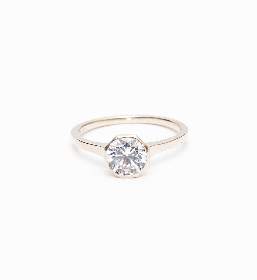 Rings Bario Neal | Allium Octad Diamond Ring With Notch