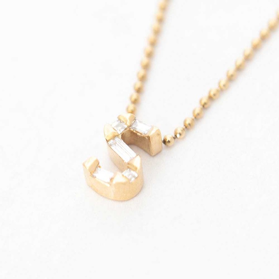 Necklaces And Pendants Artemer | Personalized Initial Diamond Necklace