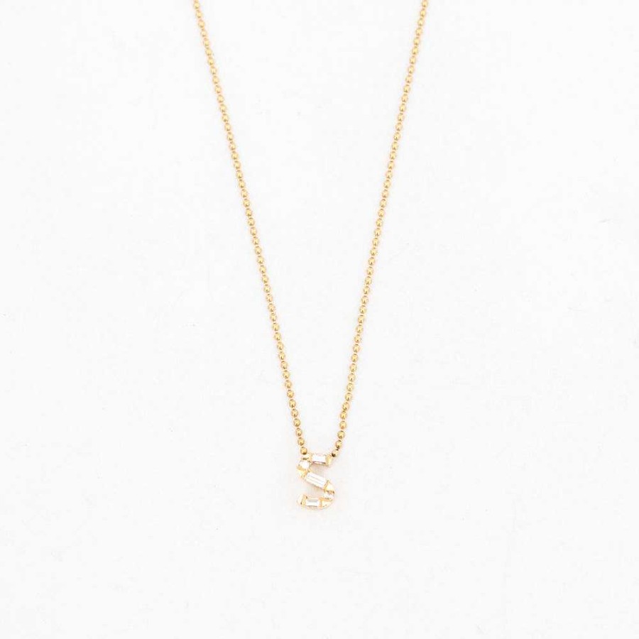 Necklaces And Pendants Artemer | Personalized Initial Diamond Necklace