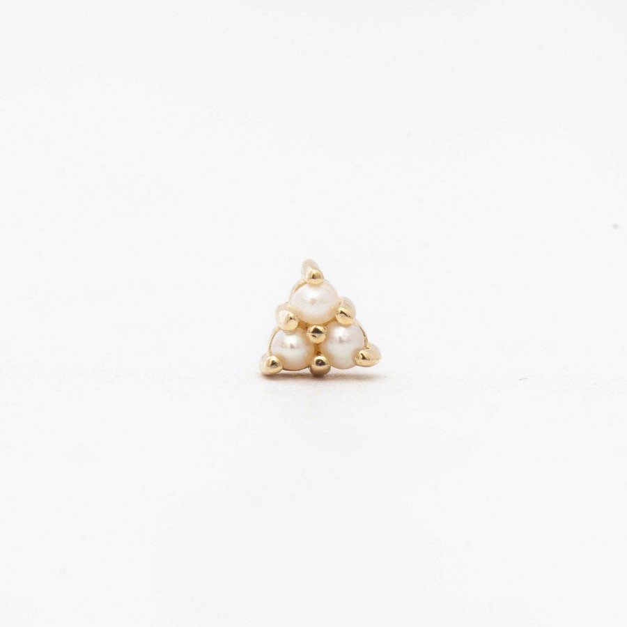 Earrings Jennie Kwon | Single Pearl Cluster Stud