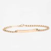 Bracelets Zoe Chicco | Medium Curb Chain Id Bracelet