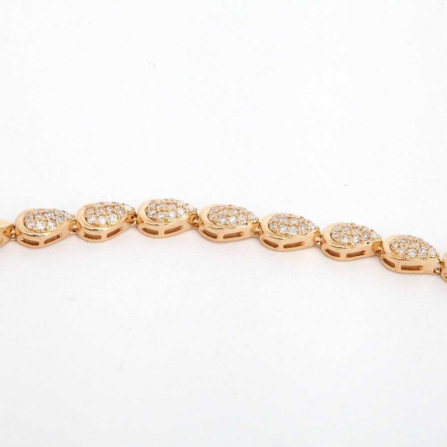 Bracelets No.3 | Pav Pear Shape Tennis Bracelet