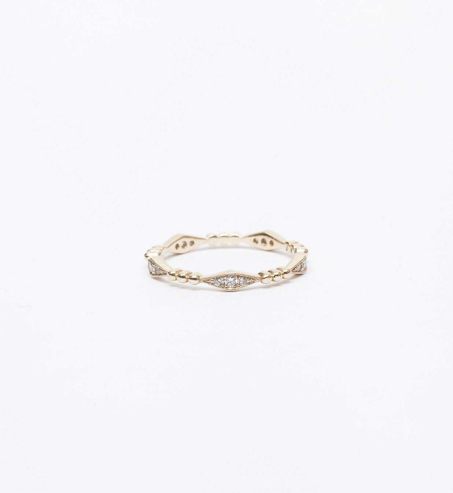 Rings Jennie Kwon | Diamond Deco Beaded Band