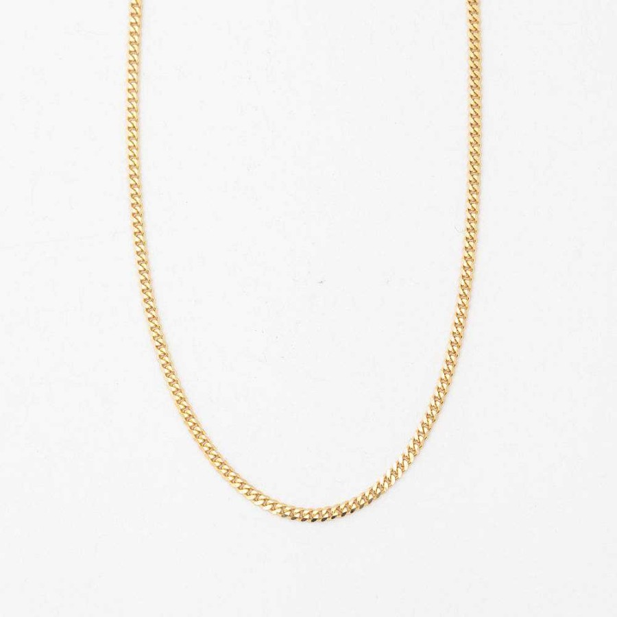 Necklaces And Pendants No.3 | 2 Mm Yellow Gold Curb Chain