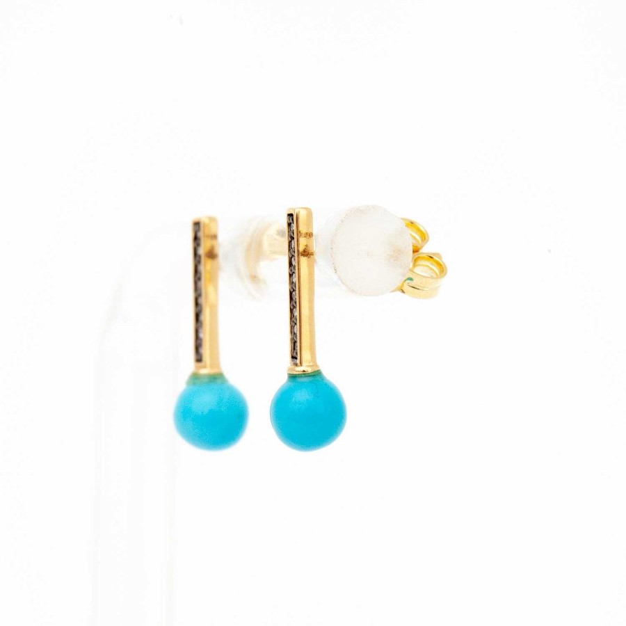 Earrings Sorellina | Turquoise Stx And Stones Studs