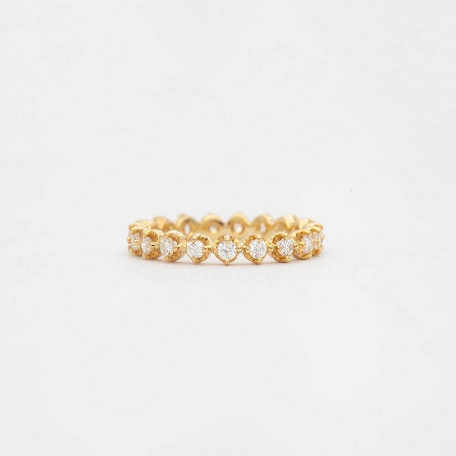 Rings The Future Fine | Round Diamond Collet Eternity Band