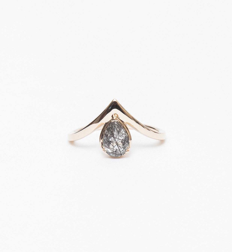 Rings Anna Sheffield | Quartz Celestine Orbit Ring