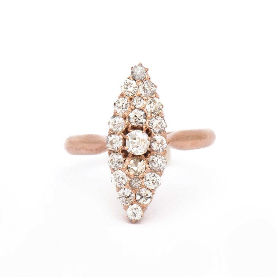 Rings Estate Jewelry | 1.15 Ct Navette Diamond Ring